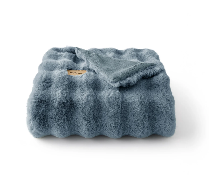 GentleSoft® Bubble Faux Fur Blanket