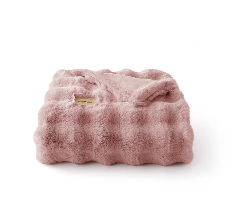 GentleSoft® Bubble Faux Fur Blanket