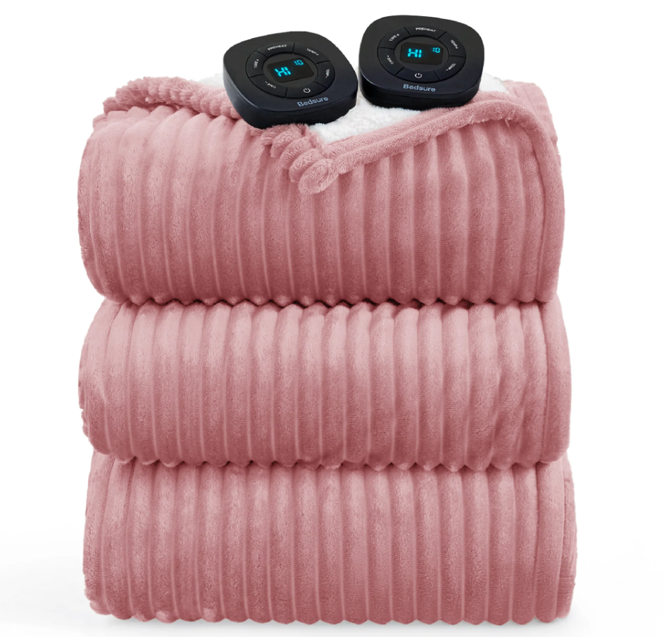 GentleSoft® Ribbed Heated Blanket