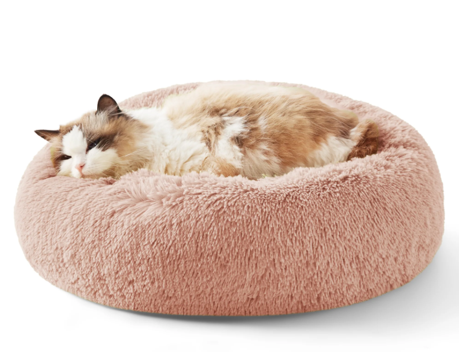 Calming Donut Bed for Dogs and Cats