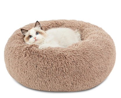 Calming Donut Bed for Dogs and Cats
