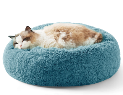 Calming Donut Bed for Dogs and Cats