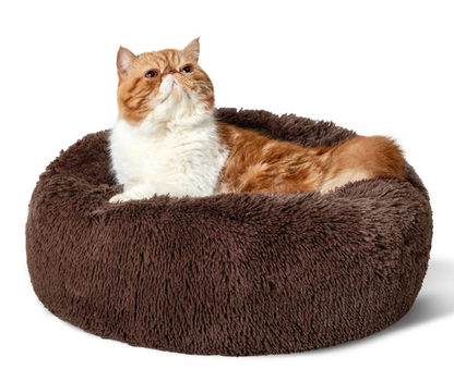 Calming Donut Bed for Dogs and Cats