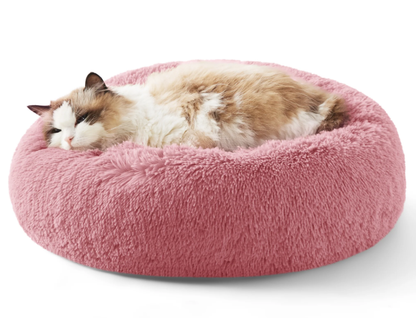 Calming Donut Bed for Dogs and Cats