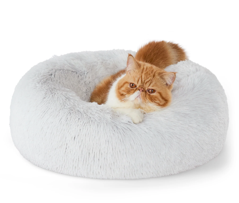Calming Donut Bed for Dogs and Cats