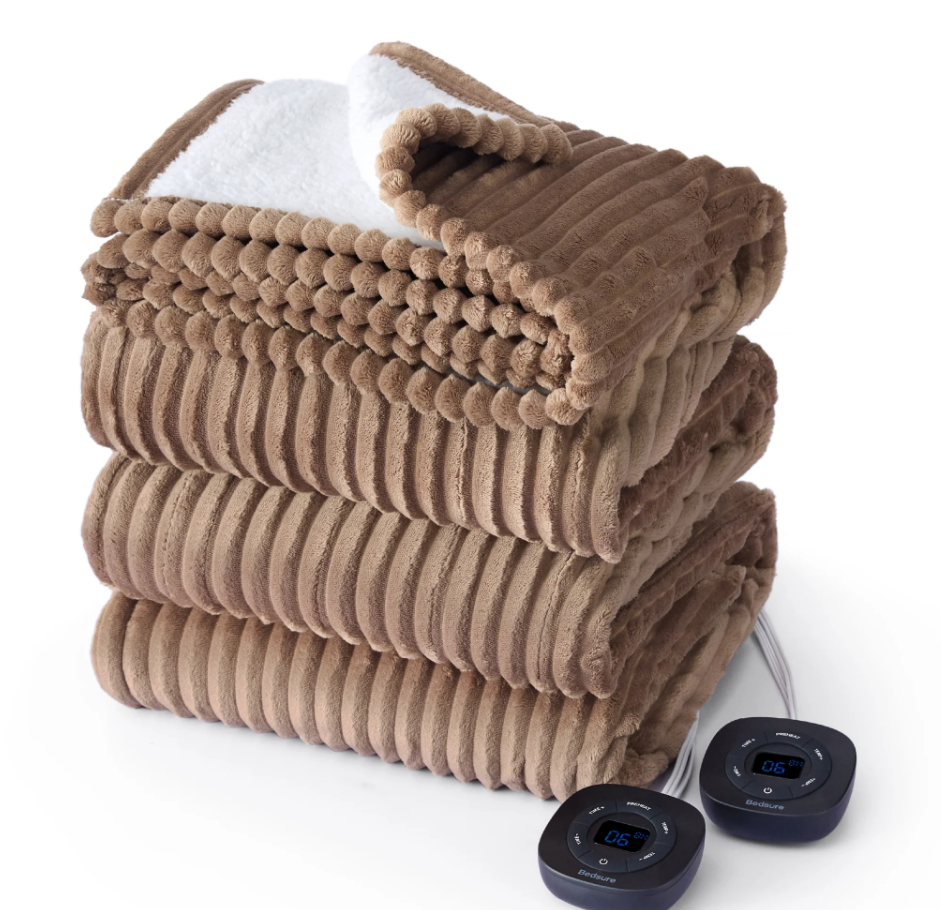 GentleSoft® Ribbed Heated Blanket