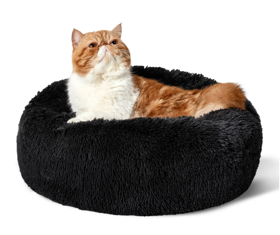 Calming Donut Bed for Dogs and Cats