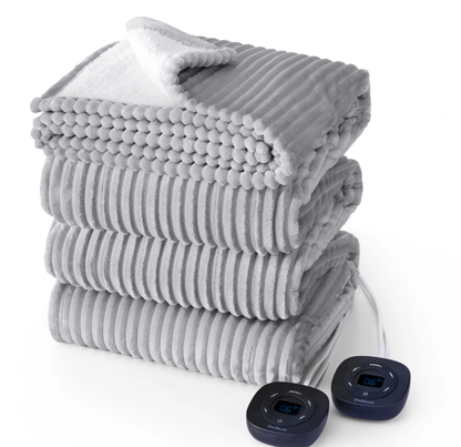 GentleSoft® Ribbed Heated Blanket