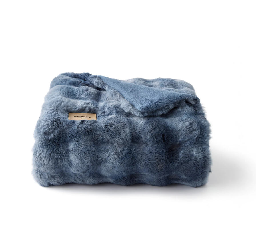 GentleSoft® Bubble Faux Fur Blanket