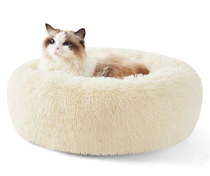 Calming Donut Bed for Dogs and Cats