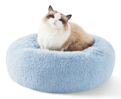 Calming Donut Bed for Dogs and Cats