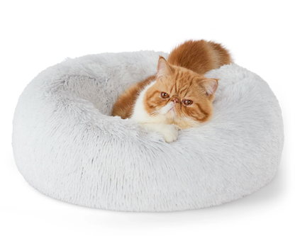 Calming Donut Bed for Dogs and Cats