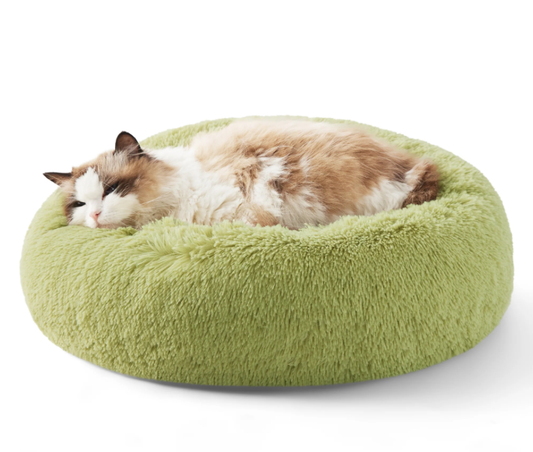 Calming Donut Bed for Dogs and Cats