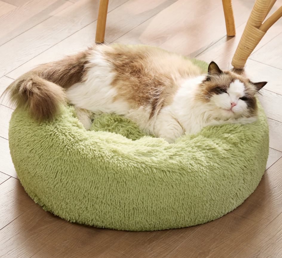 Calming Donut Bed for Dogs and Cats