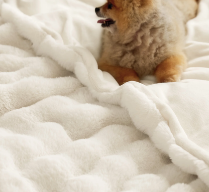 GentleSoft® Bubble Faux Fur Blanket