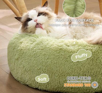 Calming Donut Bed for Dogs and Cats