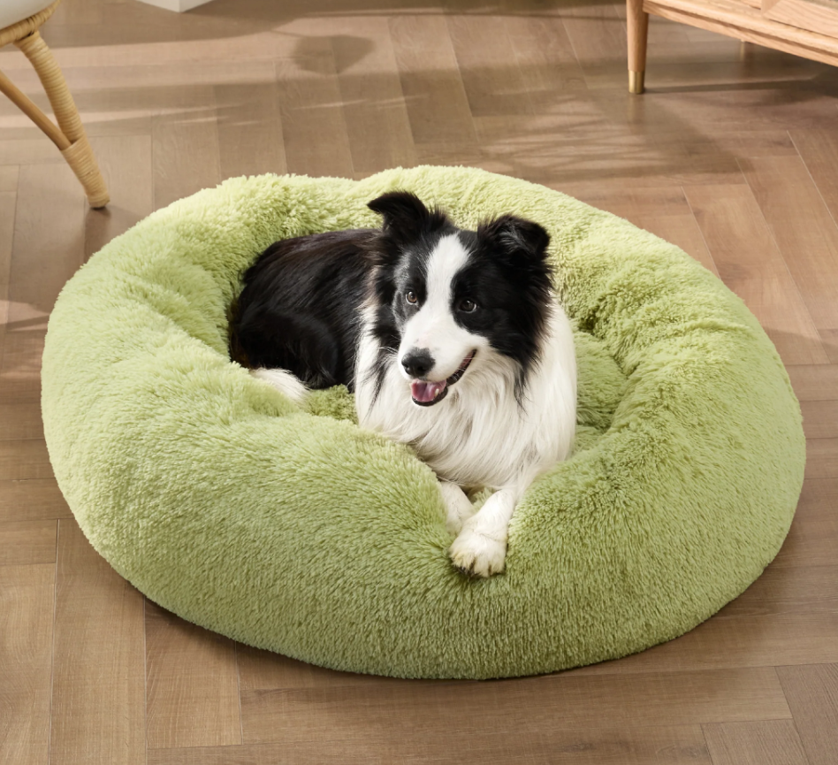 Calming Donut Bed for Dogs and Cats